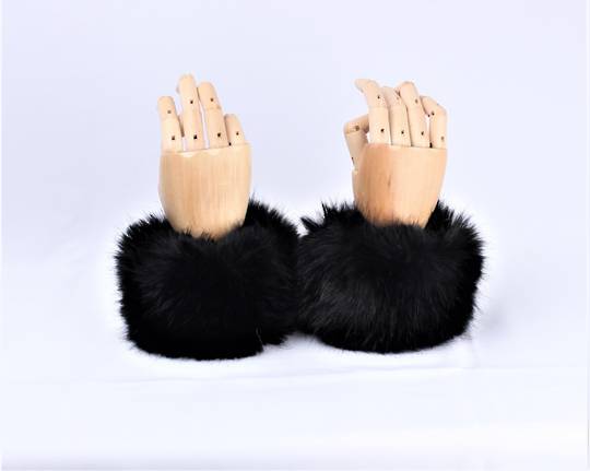 ALICE & LILY faux fur cuffs black STYLE : SC/4977/BLK